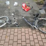 Kurios: Fahrrad zerbricht in der Mitte - Fahrer stürzt und verletzt sich leicht 18153 - Radunfall 1
