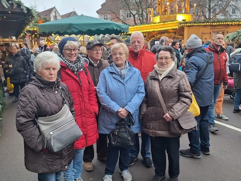 VdK-Ausflug zum Mittelalter- und Weihnachtsmarkt in Esslingen