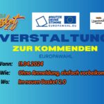 Deine Stimme zählt! Informiere dich morgen im Basket 2 zur Europawahl! 19411 - Europawahl Basket2 q