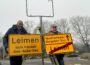 Leimener Schilder-Schabernack beendet – Alle Ortsschilder wieder an Ort und Stelle