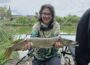 Jugend-Königsfischen beim ASV Leimen, Tagessieg von Viktoria Obis mit 65 cm Hecht
