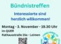 Einsatz für die Demokratie – Treffen am kommenden Montag