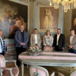 Herzliches Wiedersehen: Delegation aus der Patengemeinde Mány zu Gast in Leimen 22471 - Besuch aus Many Foto 2