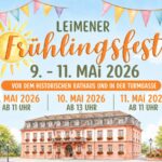 Leimener Frühlingsfest vom 9. - 11. Mai: Gemeinsam den Frühling feiern Plakat Leimen Frühlingsfest- q