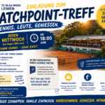Auf den Spuren von Boris Becker: Blau-Weiß Leimen lädt zum offenen Matchpoint-Treff ein 22958 - Plakat TCBWL 2